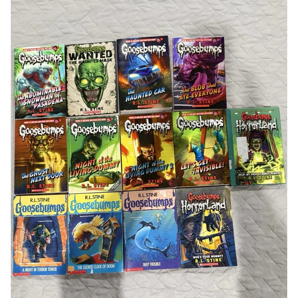 R.L. Stine Goosebumps Book Bundle Lot of 13 Titles